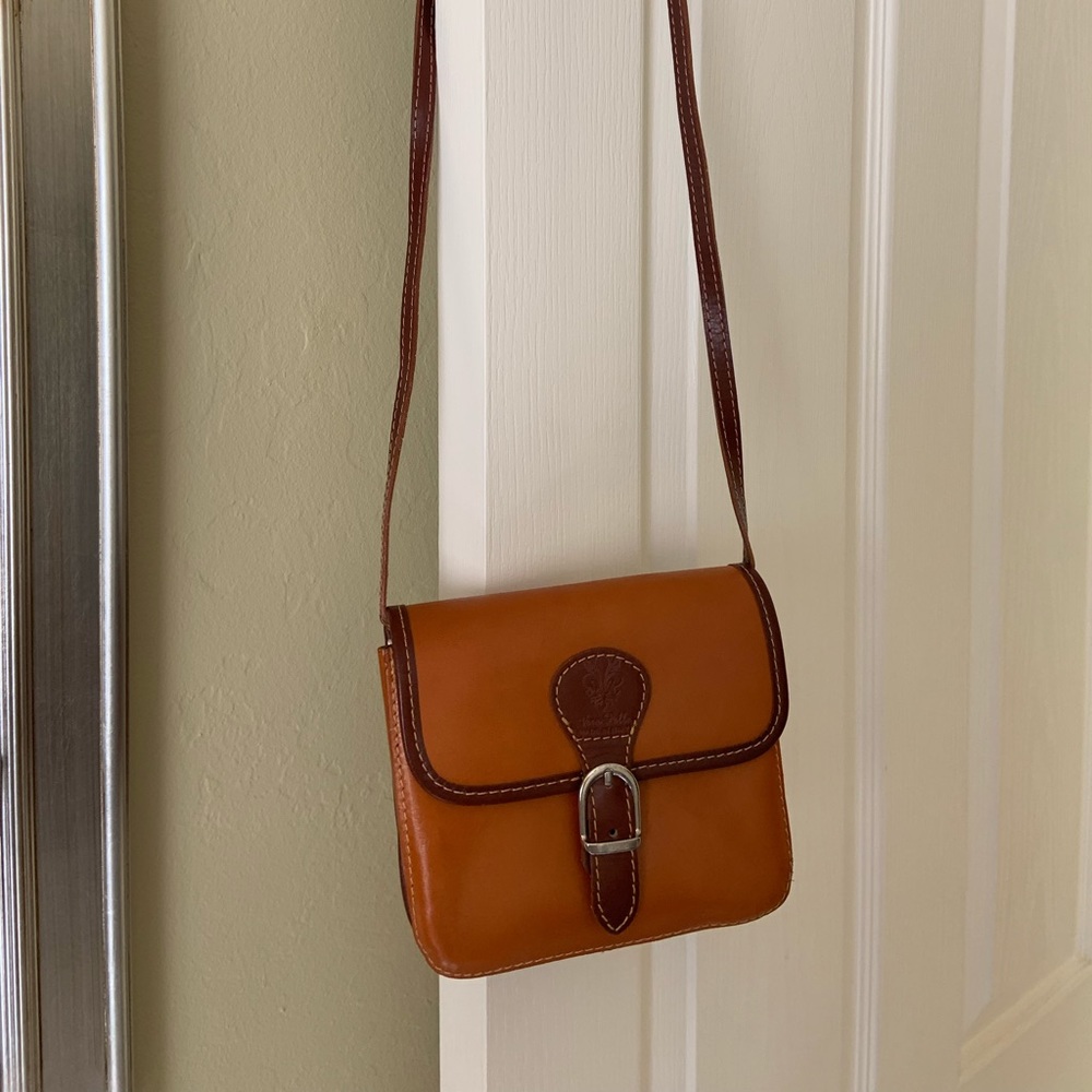 Leather Shoulder Bag from Italy